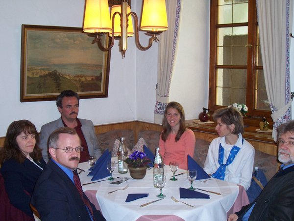 Essen beim Auszugsabend